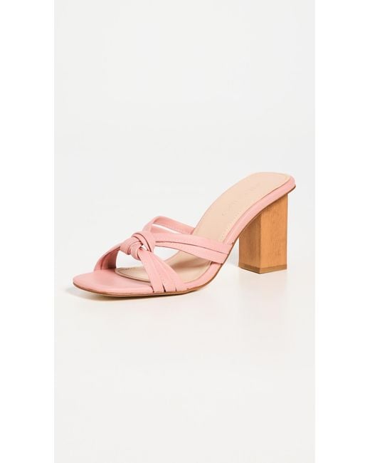 Shekudo Pink Simone Rope Mules