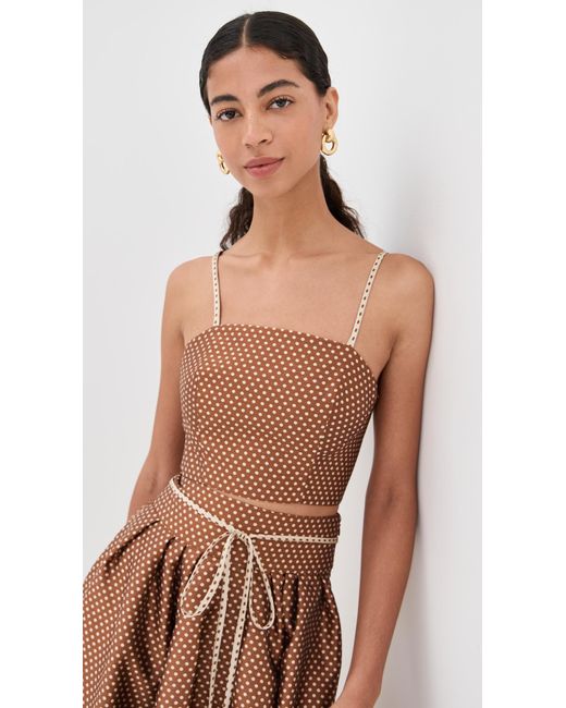 Rosie Assoulin Multicolor Halfway There Crop Top