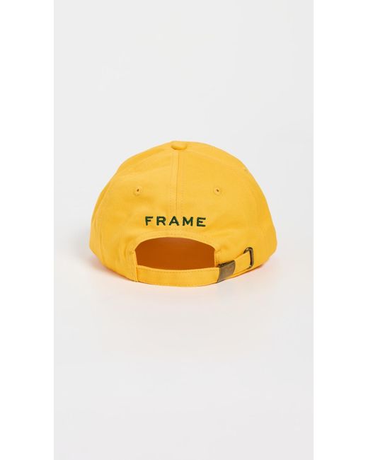 FRAME Yellow Carlyle Cap