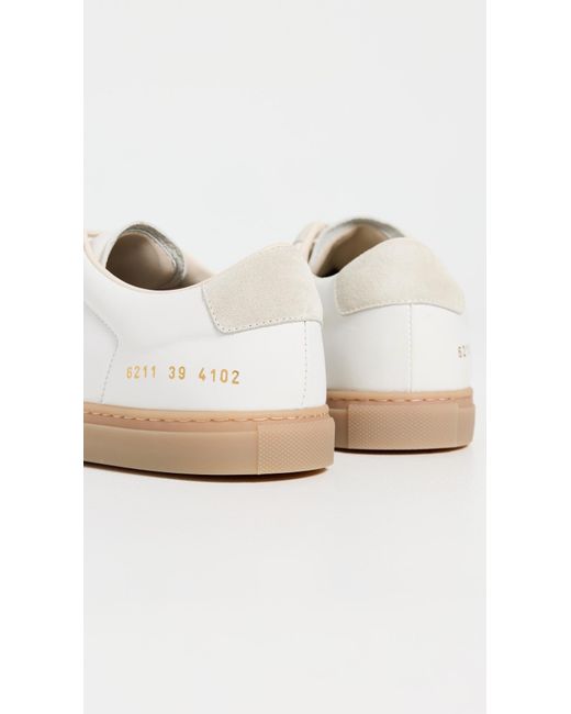 Common Projects White Bball Slim Sneakers