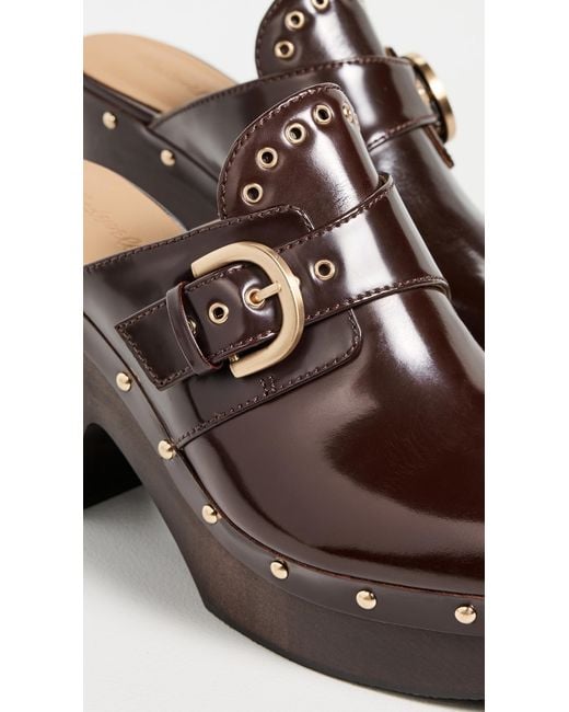 Madewell Brown Finneas Clogs