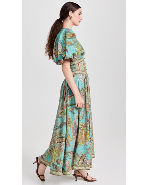 ALMAIS Franca Dress in Green | Lyst