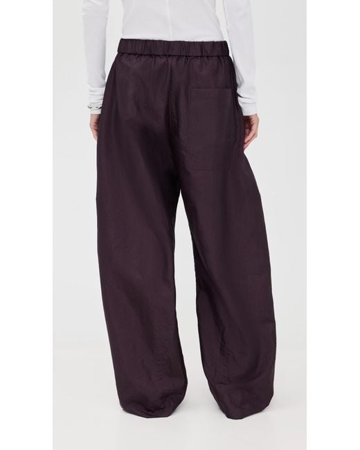 Tibi Blue Petite Crispy Nylon Winslow Pants