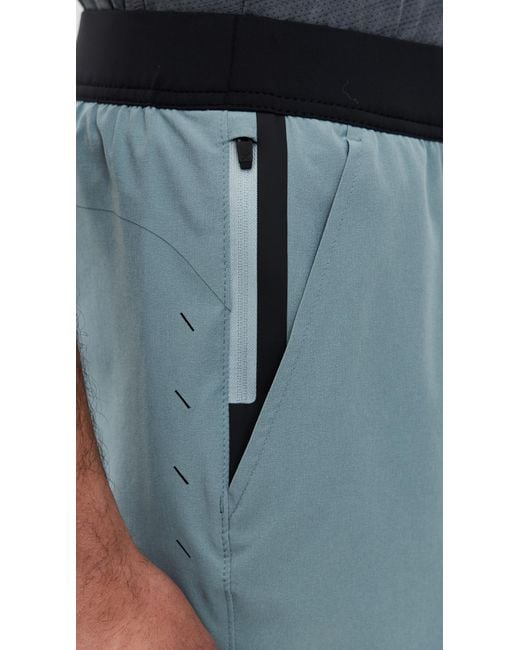 TEN THOUSAND Blue Interval Lined Shorts 7 for men