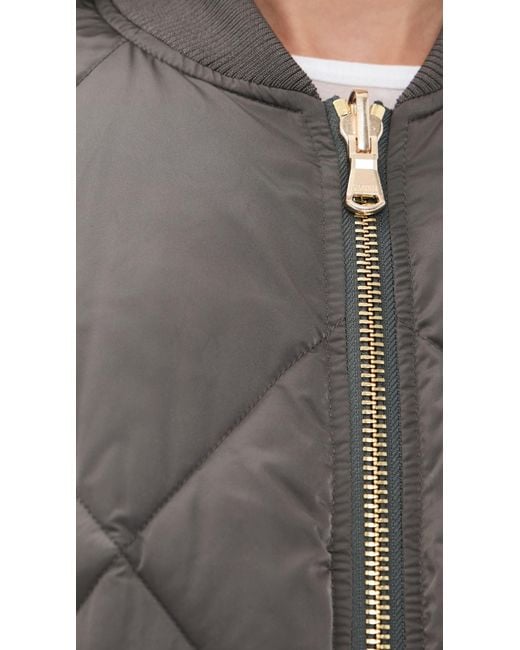 L'Agence Gray Violeta Reversible Puffer