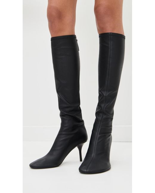 Acne Black High Leather Boots