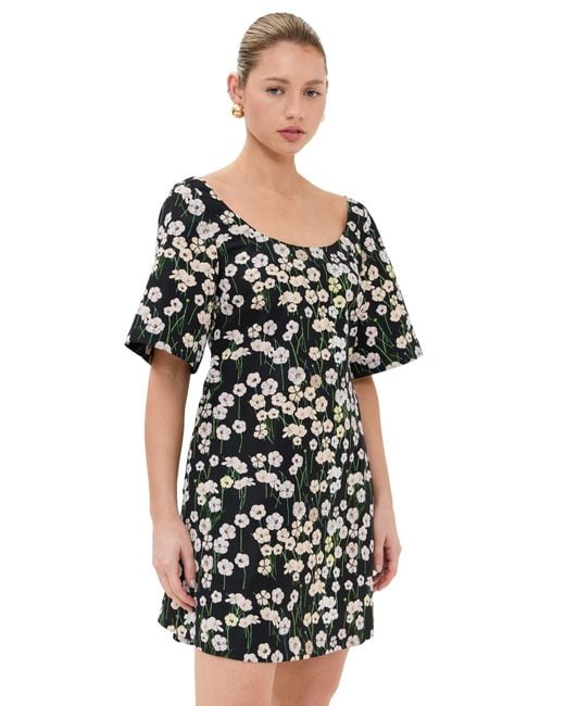 BERNADETTE Black Manou Short Dress