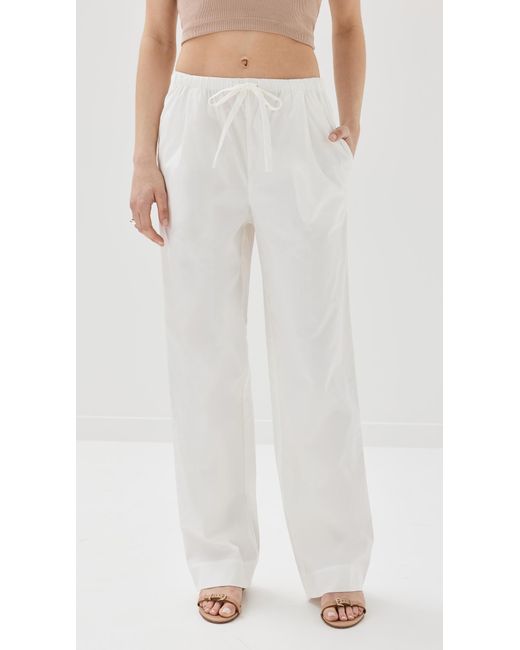 Reformation White Reforation Icah Pant