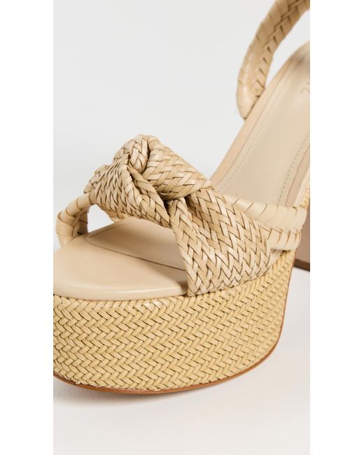 SCHUTZ SHOES Natural Khari Platform Heels