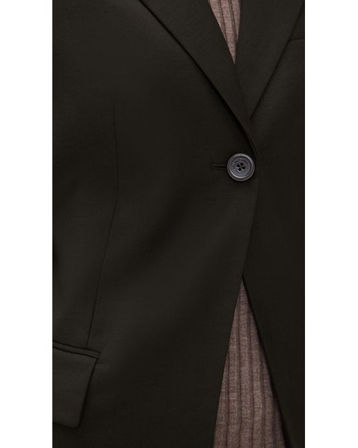 Helmut Lang Black Cut Away Blazer