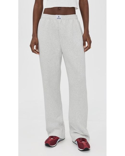 PARKE White Boxer Sweatpants