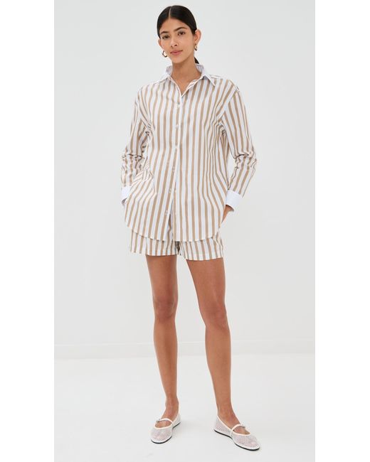 Le Bos White Cecillia Button Down