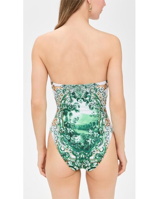 RUCHED CUP UNDERWIRE ONE PIECE PLUMES AND PARTERRES