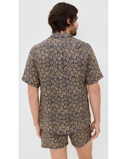 Vilebrequin Multicolor Charli Linen Camp Shirt for men