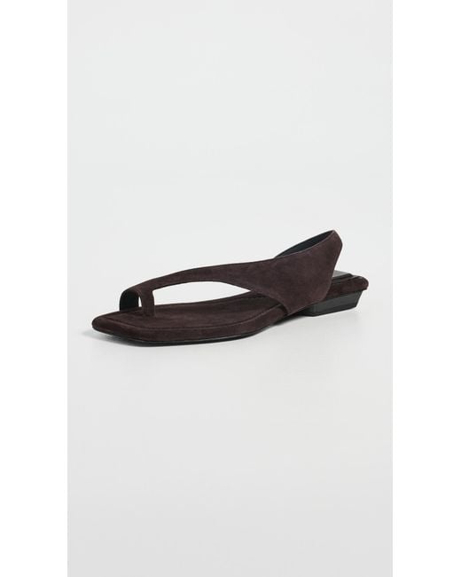 Rag & Bone Black Liv Flat Sandals