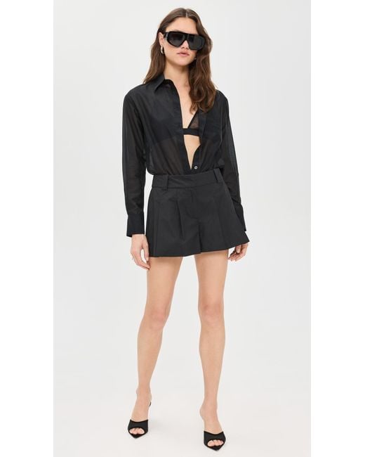 IRO Black Ombrine Shorts