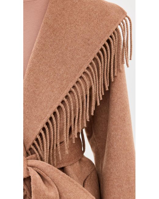 Jonathan Simkhai Natural Rowen Fringe Jacket