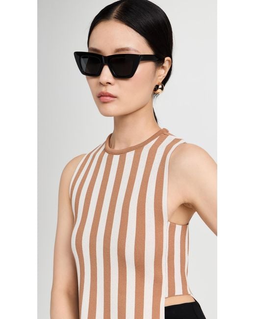 Elisa Johnson Black Lori Sunglasses