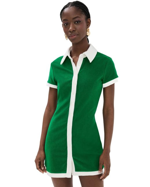 Staud Green Holtz Dress