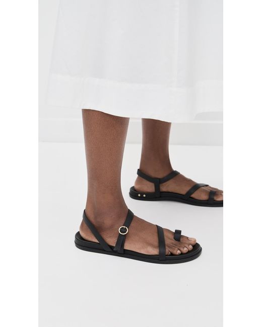 Beek Black Auklet Sandals