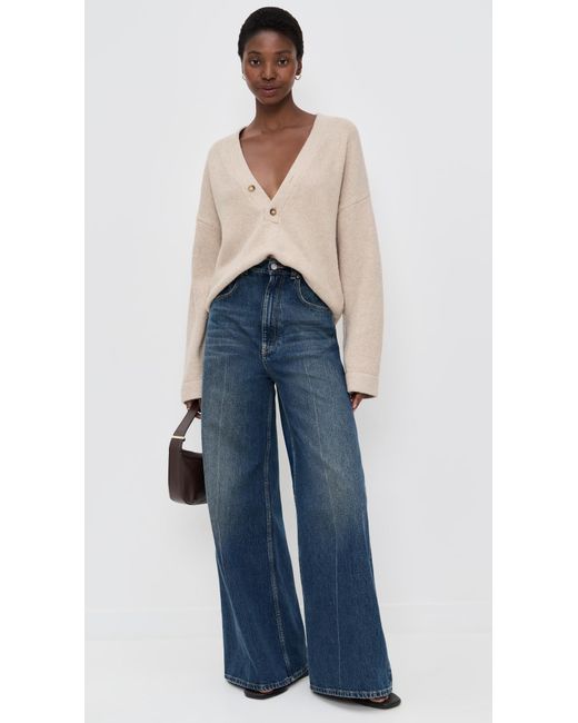 Faherty Brand Natural Jackson V Neck Popover