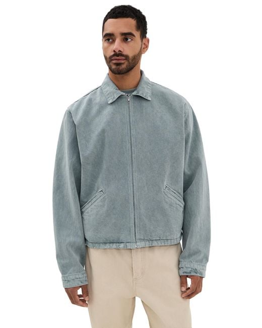 Asher Blue Zed Zip Jacket for men