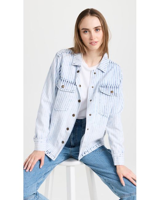 Faherty Topsail Savannah Jacket in Blue Lyst