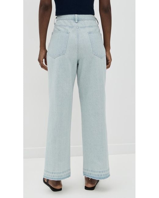 Line & Dot Blue Elowen Pants