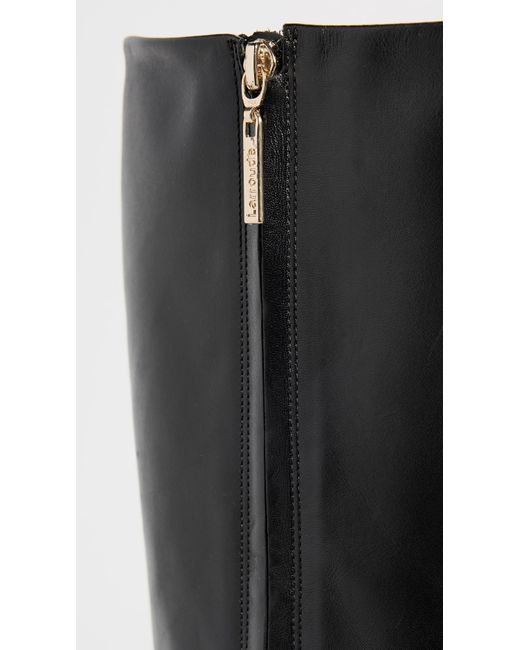Larroude Black Georgia Boots