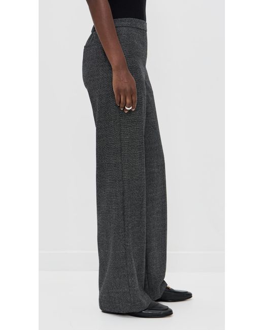Theory Black Wide Pull On Pants
