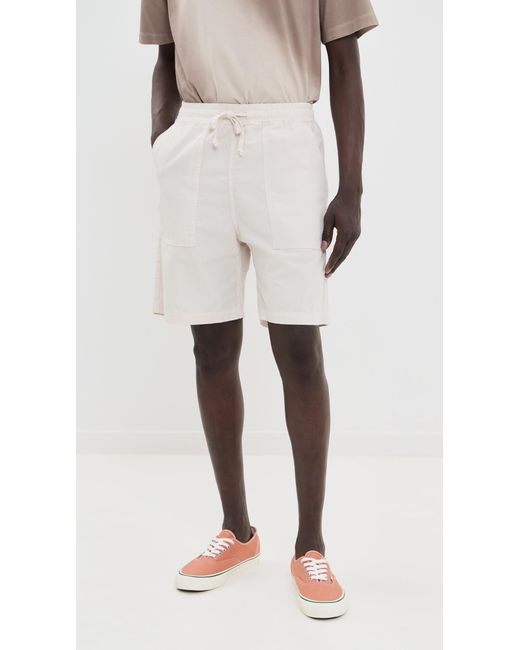 Service Works Natural Ripstop Chef Shorts 8 for men