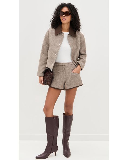 Line & Dot Brown Ingrid Jacket