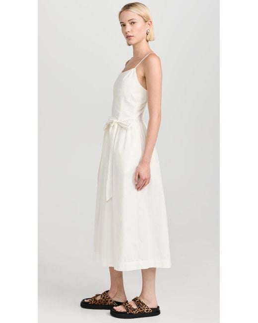 Damson Madder White Penelope Dress