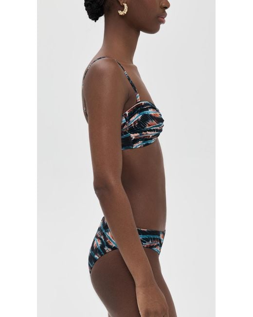 Ulla Johnson Black Santorini Bikini Top