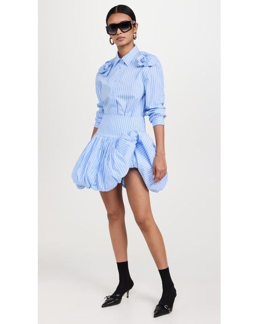 AKNVAS Blue Brianna Miniskirt With Pockets