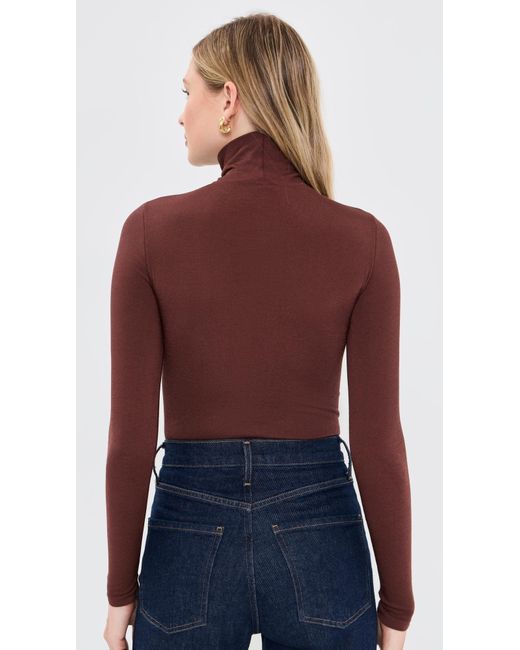 Wolford Purple Colorado Thong Bodysuit