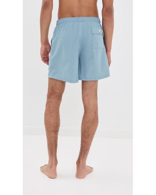 Bather Blue Solid Swim Trunks 5 for men