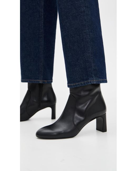Stuart Weitzman Black Babette Zip Bootie 60Mm