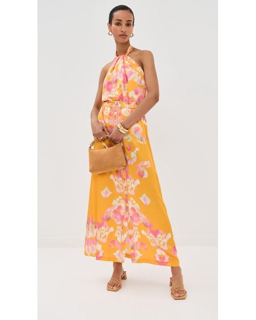 Figue Orange Florentine Top