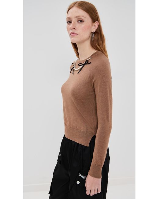Simone Rocha Black Classic Long Sleeve Sweater