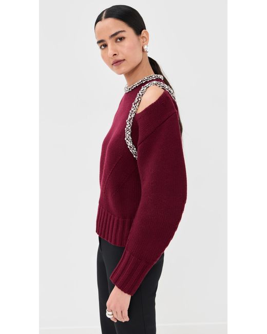 Jonathan Simkhai Red Monroe Pullover