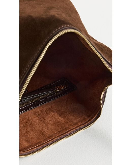 Elleme Brown Large Loop Suede/Leather Bag