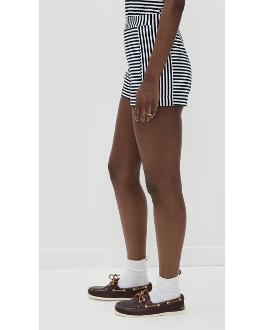 ALIGNE Black Omari Stripe Shorts