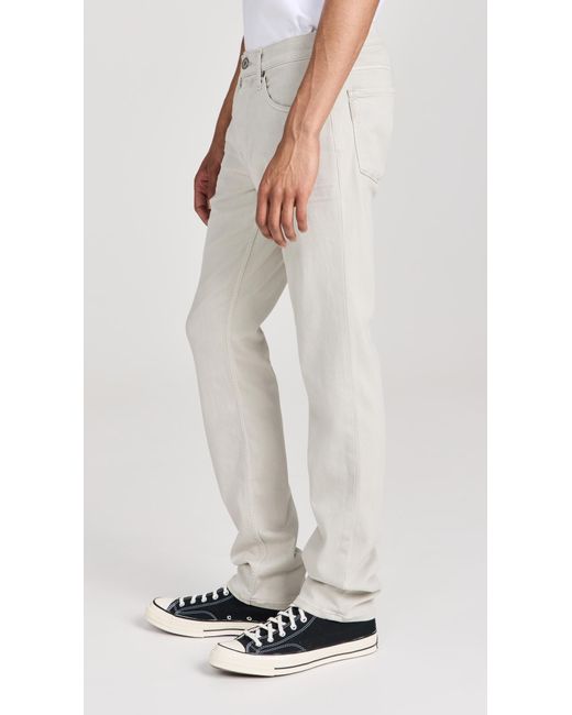 PAIGE White Federal Transcend Jeans for men