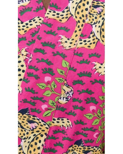 Printfresh Red Bagheera Long Robe