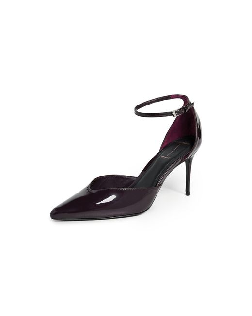 Black Suede Studio Black Darcie Heels 80Mm