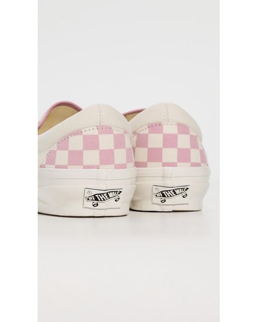 Vans Pink U Lx Classic Slip-Ons