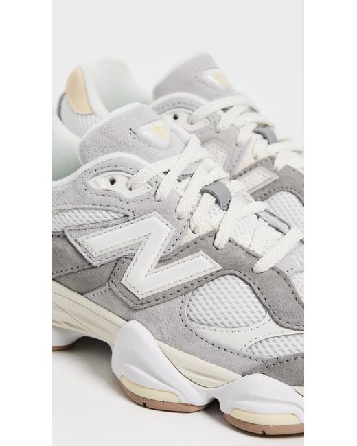 New Balance White 9060 Sneakers