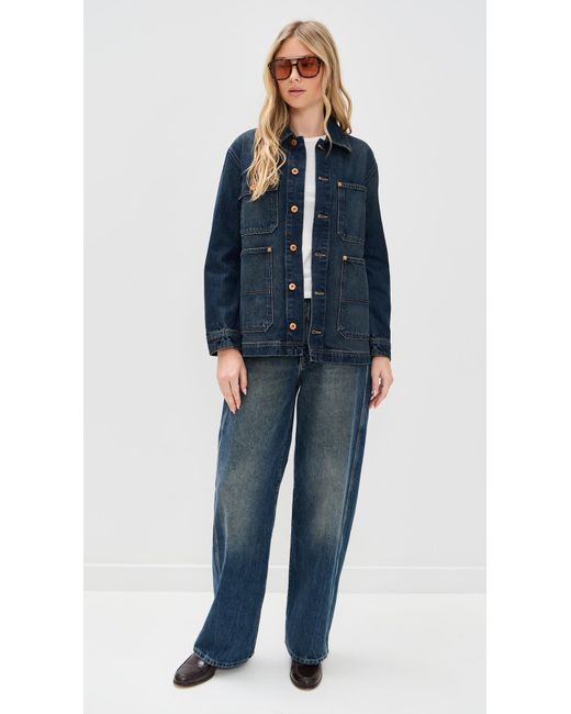 SLVRLAKE Denim Blue Worker Jacket