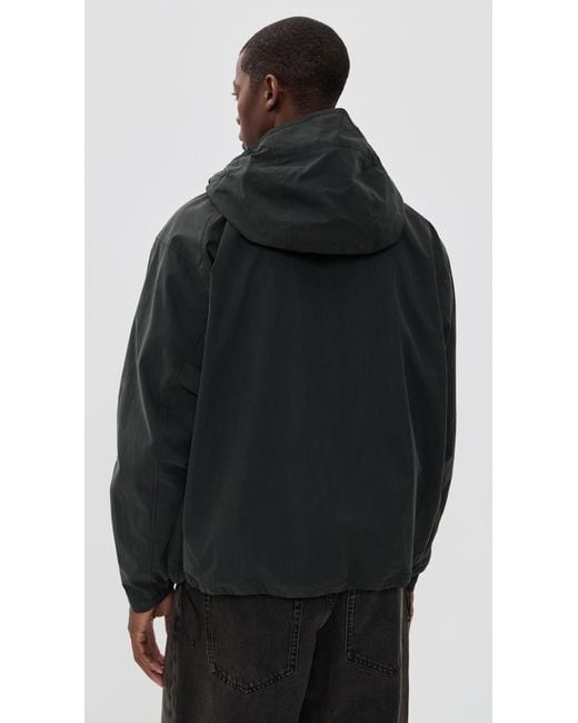 Obey Black Vista Nylon Technical Jacket for men